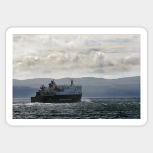 The CalMac Ferry heading from Uig to the Outer Hebrides Sticker